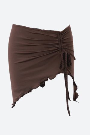 Quick Outfits, Modest Fashion Outfits Ideas Ruched Mini Skirt