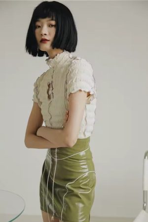 Quick Outfits, Modest Fashion Outfits Ideas Ruched Top