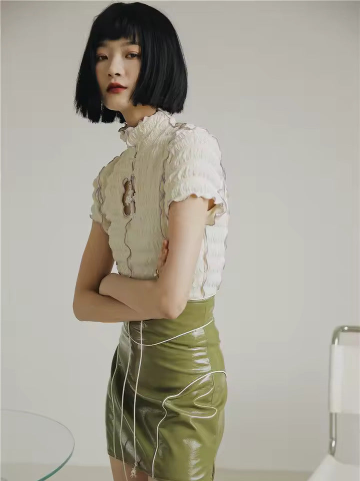 Quick Outfits, Modest Fashion Outfits Ideas Ruched Top Quick Outfits, Modest Fashion Outfits Ideas Ruched Top