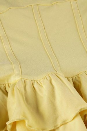 Quick Outfits, Modest Fashion Outfits Ideas Ruffled Halter Mini Dress