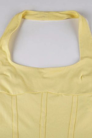 Quick Outfits, Modest Fashion Outfits Ideas Ruffled Halter Mini Dress