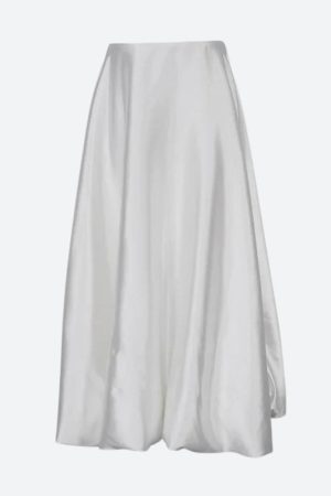 Quick Outfits, Modest Fashion Outfits Ideas Satin Bubble Midi Skirt