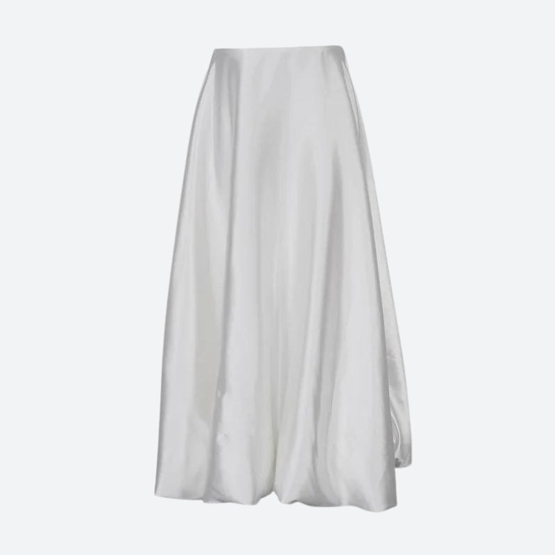 Quick Outfits, Modest Fashion Outfits Ideas Satin Bubble Midi Skirt Quick Outfits, Modest Fashion Outfits Ideas Satin Bubble Midi Skirt