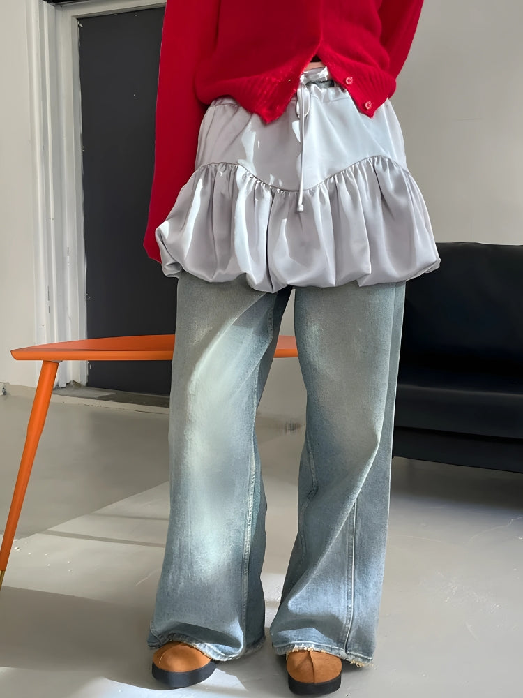 Quick Outfits, Modest Fashion Outfits Ideas Satin Bubble Mini Skirt Quick Outfits, Modest Fashion Outfits Ideas Satin Bubble Mini Skirt