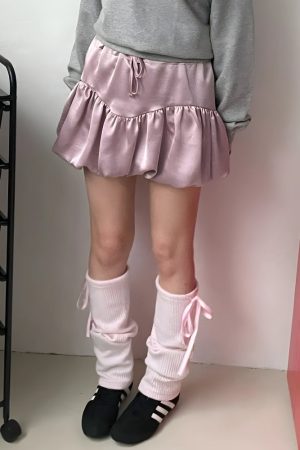 Quick Outfits, Modest Fashion Outfits Ideas Satin Bubble Mini Skirt