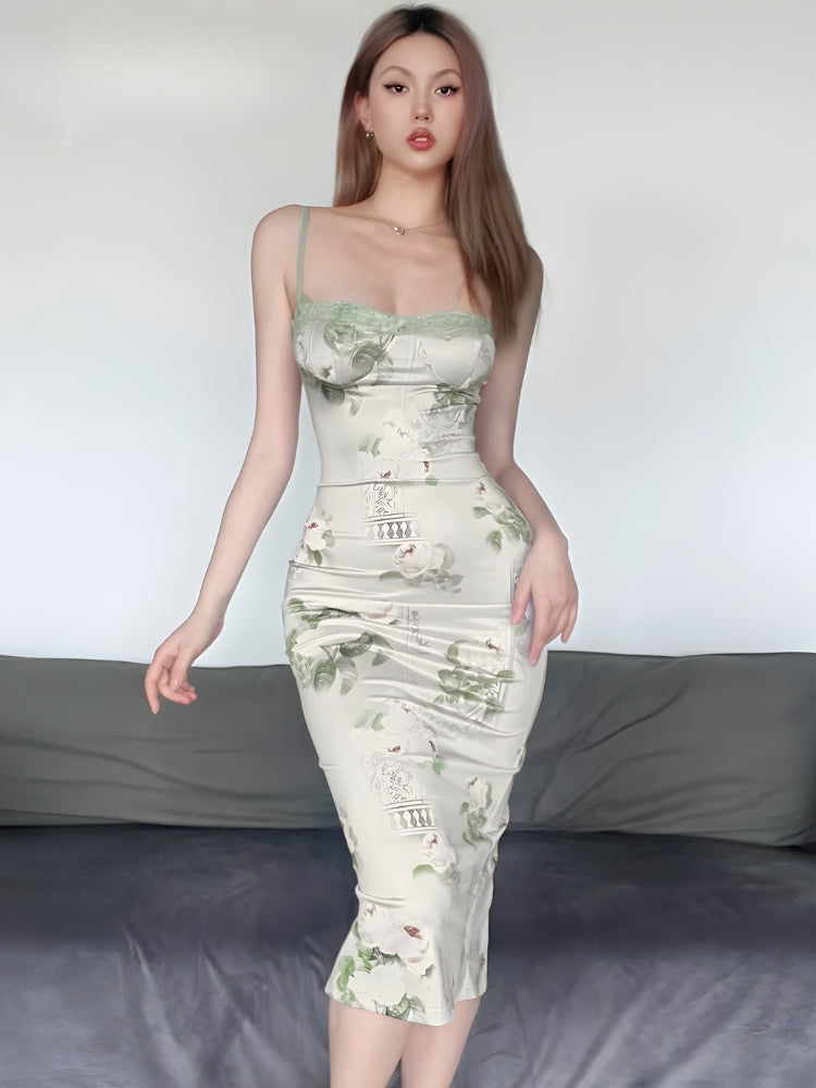 Quick Outfits, Modest Fashion Outfits Ideas Satin Floral Midi Dress Quick Outfits, Modest Fashion Outfits Ideas Satin Floral Midi Dress