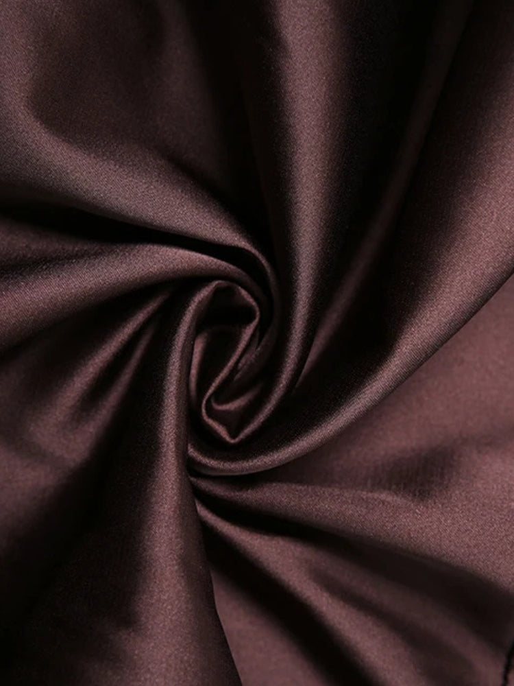 Quick Outfits, Modest Fashion Outfits Ideas Satin Ruffled Mini Dress Quick Outfits, Modest Fashion Outfits Ideas Satin Ruffled Mini Dress