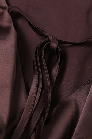 Quick Outfits, Modest Fashion Outfits Ideas Satin Ruffled Mini Dress