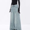 Quick Outfits, Modest Fashion Outfits Ideas Seam Line Wide Leg Jeans