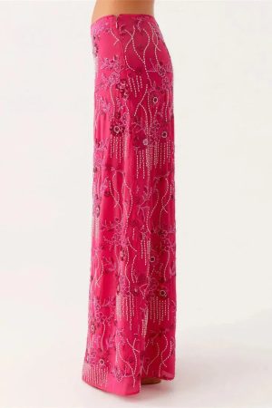 Quick Outfits, Modest Fashion Outfits Ideas Sequin Embellished Maxi Skirt