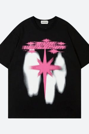 Quick Outfits, Modest Fashion Outfits Ideas Shadows Graphic Printed Tee