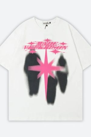 Quick Outfits, Modest Fashion Outfits Ideas Shadows Graphic Printed Tee