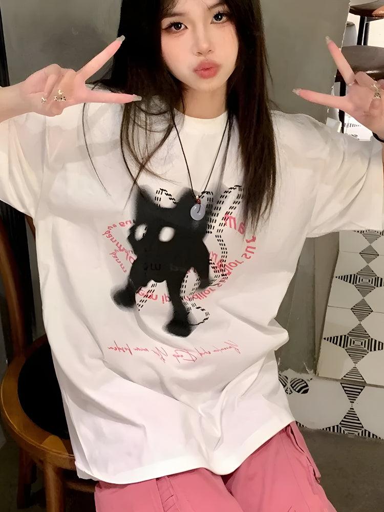 Quick Outfits, Modest Fashion Outfits Ideas Shaking Cat Tee Quick Outfits, Modest Fashion Outfits Ideas Shaking Cat Tee