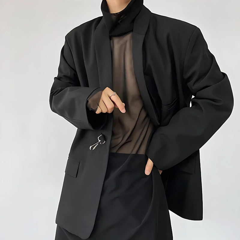 Quick Outfits, Modest Fashion Outfits Ideas Sheer Mesh Turtle Neck Top Quick Outfits, Modest Fashion Outfits Ideas Sheer Mesh Turtle Neck Top