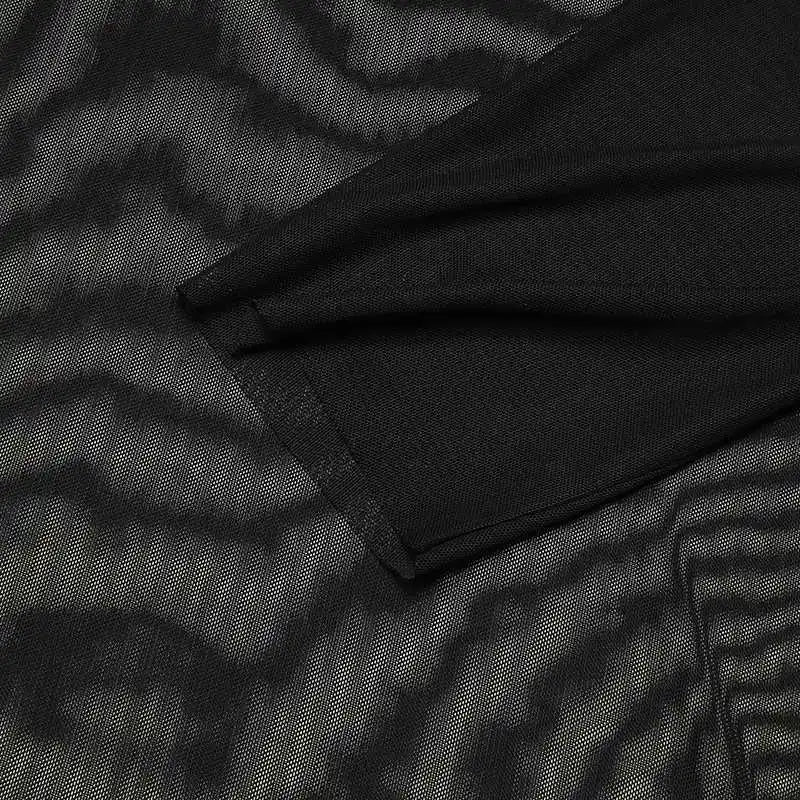 Quick Outfits, Modest Fashion Outfits Ideas Sheer Mesh Turtle Neck Top Quick Outfits, Modest Fashion Outfits Ideas Sheer Mesh Turtle Neck Top