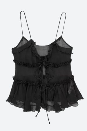 Quick Outfits, Modest Fashion Outfits Ideas Sheer Open Front Top