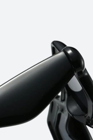 Quick Outfits, Modest Fashion Outfits Ideas Sheer Rectangle Sunglasses