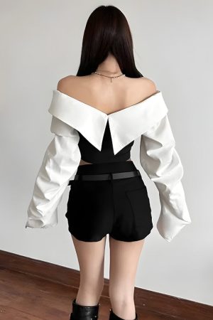 Quick Outfits, Modest Fashion Outfits Ideas Shirt Corset Top