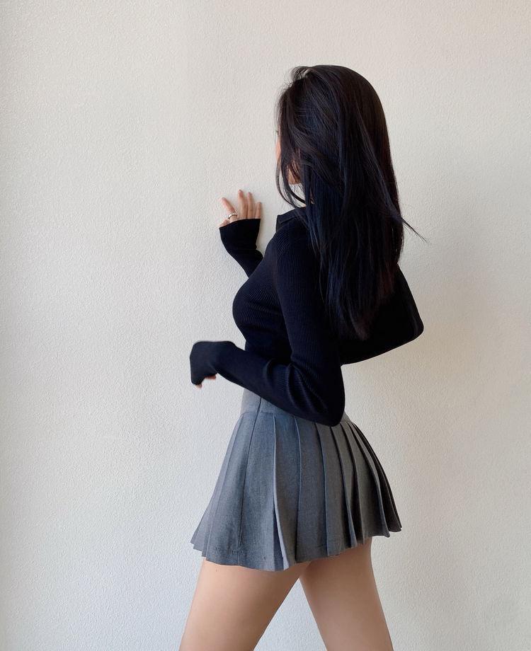 Quick Outfits, Modest Fashion Outfits Ideas Side Slit College Mini Skirt Quick Outfits, Modest Fashion Outfits Ideas Side Slit College Mini Skirt