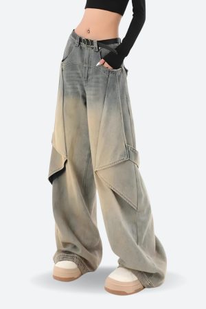 Quick Outfits, Modest Fashion Outfits Ideas Skater Layered Denim Jeans