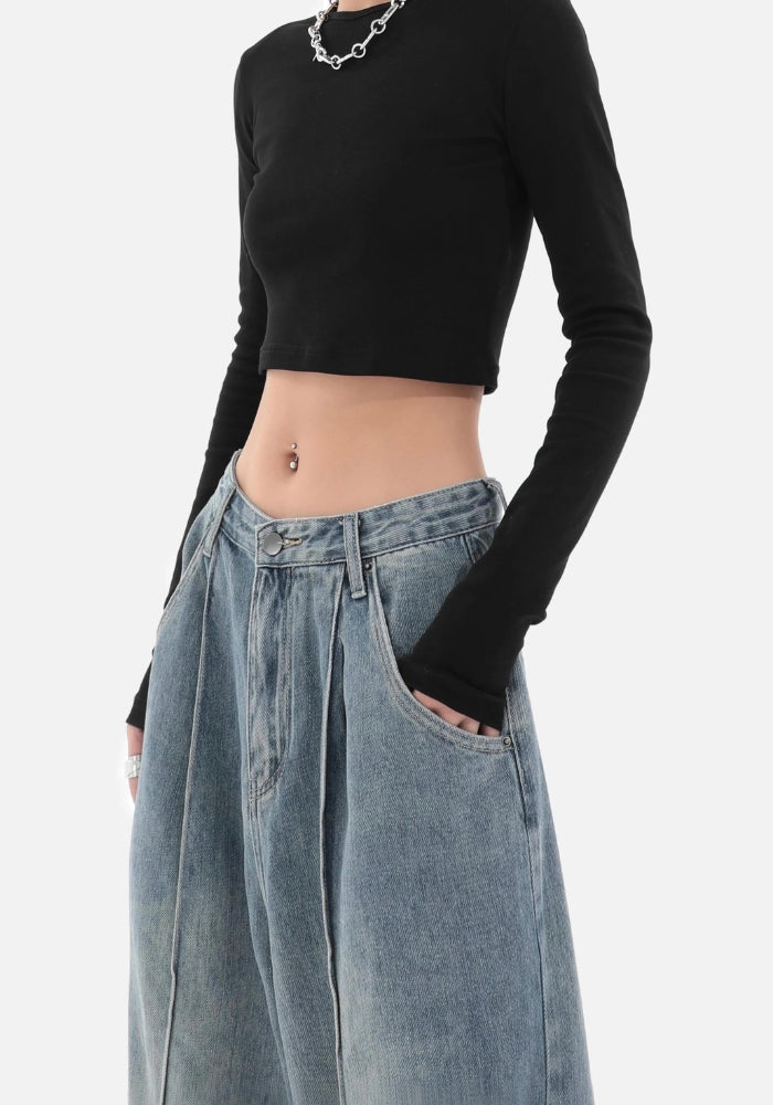 Quick Outfits, Modest Fashion Outfits Ideas Skater Pleated Baggy Jeans Quick Outfits, Modest Fashion Outfits Ideas Skater Pleated Baggy Jeans