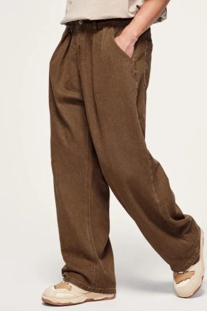 Quick Outfits, Modest Fashion Outfits Ideas Skater Wide Leg Denim Jeans