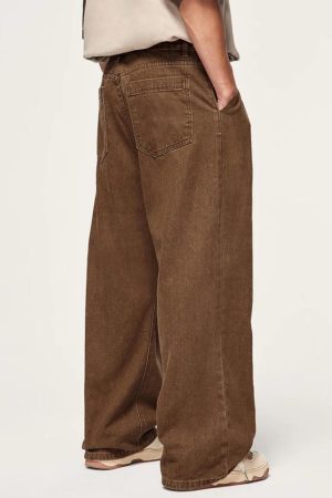 Quick Outfits, Modest Fashion Outfits Ideas Skater Wide Leg Denim Jeans