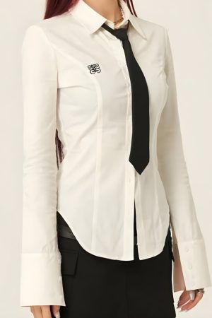 Quick Outfits, Modest Fashion Outfits Ideas Slim Fit Tie Shirt