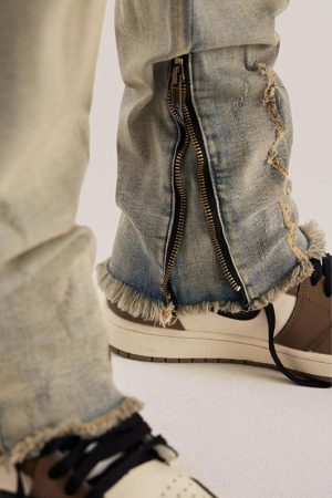 Quick Outfits, Modest Fashion Outfits Ideas Slim Leg Ripped Jeans