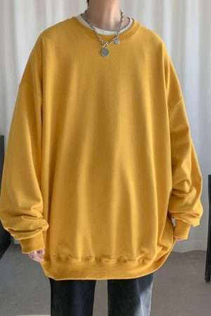 Quick Outfits, Modest Fashion Outfits Ideas Soft Boy Basic Oversized Sweatshirt
