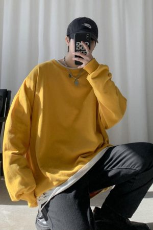 Quick Outfits, Modest Fashion Outfits Ideas Soft Boy Basic Oversized Sweatshirt
