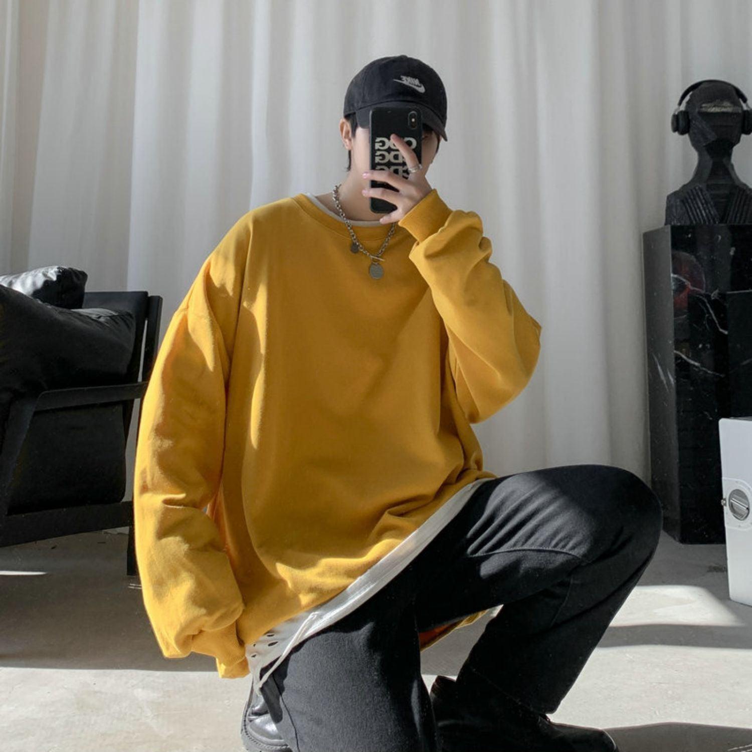 Quick Outfits, Modest Fashion Outfits Ideas Soft Boy Basic Oversized Sweatshirt Quick Outfits, Modest Fashion Outfits Ideas Soft Boy Basic Oversized Sweatshirt