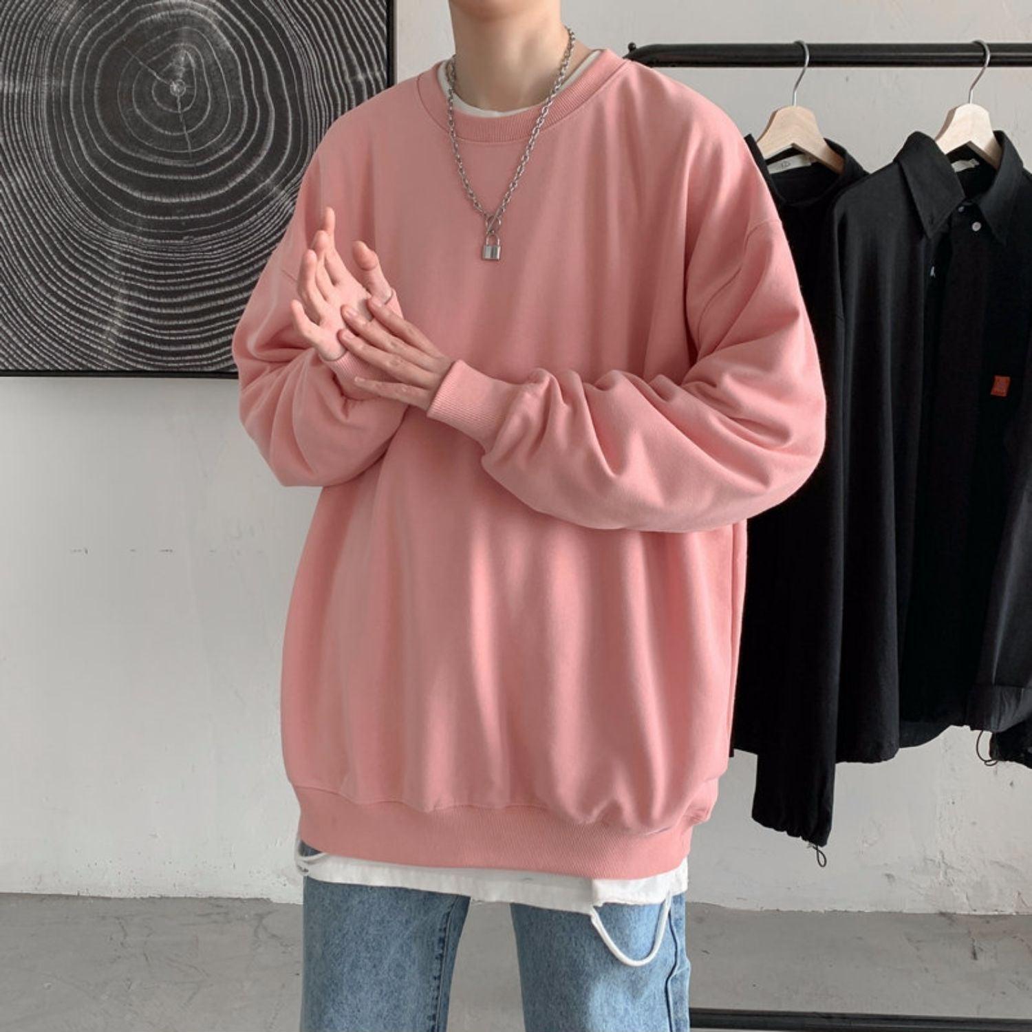 Quick Outfits, Modest Fashion Outfits Ideas Soft Boy Basic Oversized Sweatshirt Quick Outfits, Modest Fashion Outfits Ideas Soft Boy Basic Oversized Sweatshirt