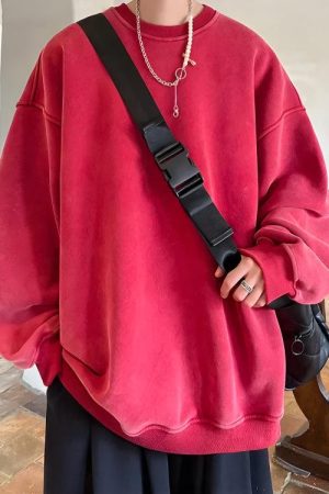 Quick Outfits, Modest Fashion Outfits Ideas Soft Boy Casual Oversized Sweatshirt