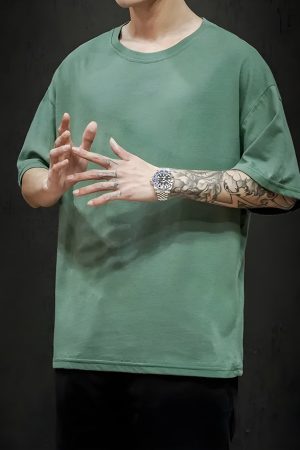 Quick Outfits, Modest Fashion Outfits Ideas Soft Boy Crew Neck Basic Tee