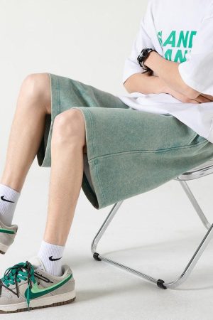 Quick Outfits, Modest Fashion Outfits Ideas Soft Boy Drawstring Waist Sweatshort