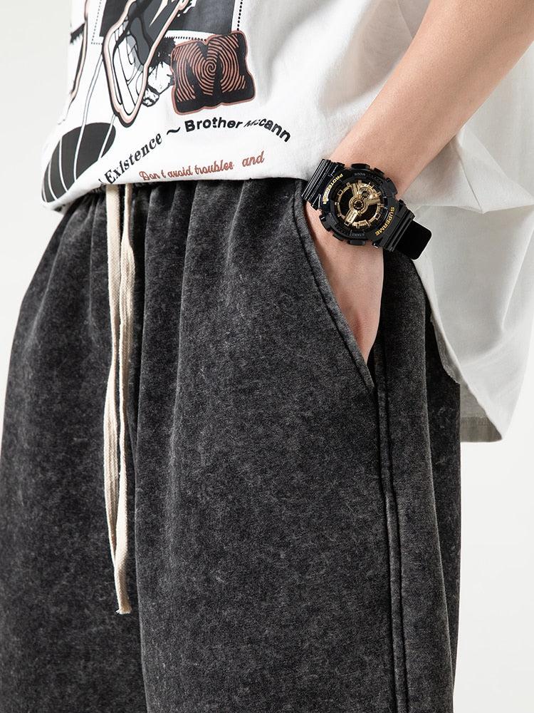 Quick Outfits, Modest Fashion Outfits Ideas Soft Boy Drawstring Waist Sweatshort Quick Outfits, Modest Fashion Outfits Ideas Soft Boy Drawstring Waist Sweatshort