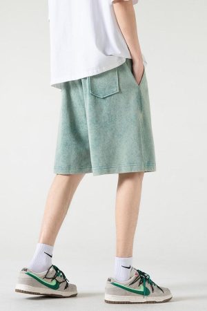 Quick Outfits, Modest Fashion Outfits Ideas Soft Boy Drawstring Waist Sweatshort