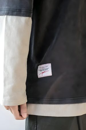 Quick Outfits, Modest Fashion Outfits Ideas Soft Boy Layered Sleeve Sweatshirt