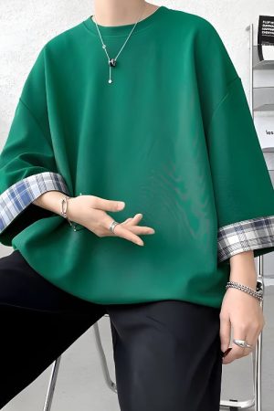 Quick Outfits, Modest Fashion Outfits Ideas Soft Boy Oversize Detailed Tee