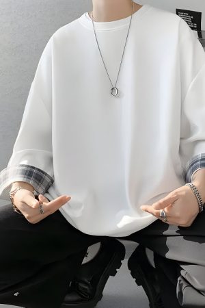 Quick Outfits, Modest Fashion Outfits Ideas Soft Boy Oversize Detailed Tee