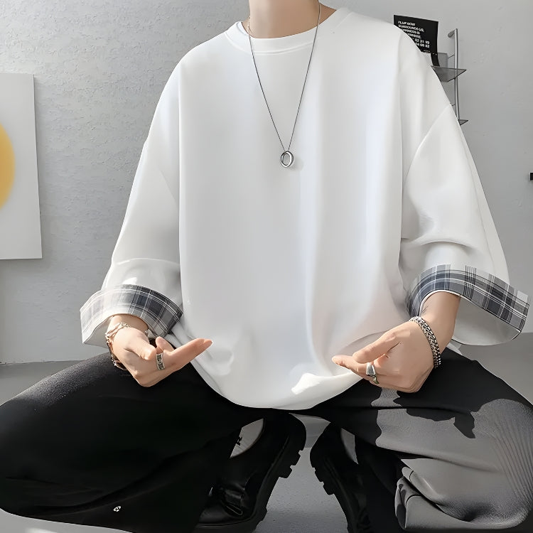 Quick Outfits, Modest Fashion Outfits Ideas Soft Boy Oversize Detailed Tee Quick Outfits, Modest Fashion Outfits Ideas Soft Boy Oversize Detailed Tee