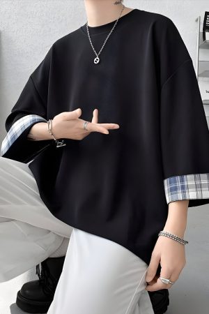 Quick Outfits, Modest Fashion Outfits Ideas Soft Boy Oversize Detailed Tee