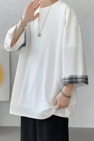 Quick Outfits, Modest Fashion Outfits Ideas Soft Boy Oversize Detailed Tee