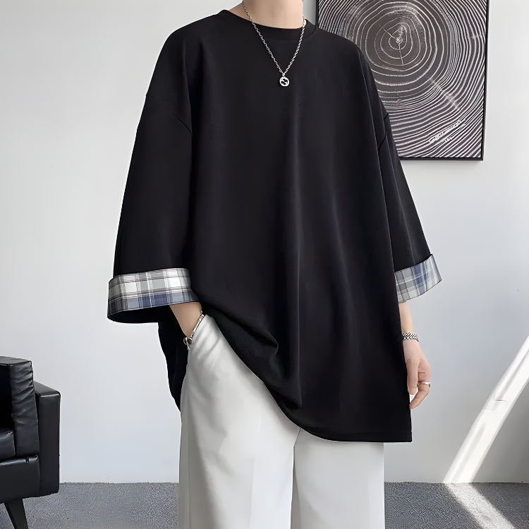Quick Outfits, Modest Fashion Outfits Ideas Soft Boy Oversize Detailed Tee Quick Outfits, Modest Fashion Outfits Ideas Soft Boy Oversize Detailed Tee