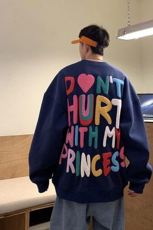 Quick Outfits, Modest Fashion Outfits Ideas Soft Boy Printed Sweatshirt