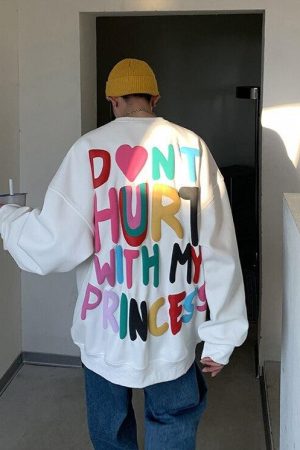 Quick Outfits, Modest Fashion Outfits Ideas Soft Boy Printed Sweatshirt