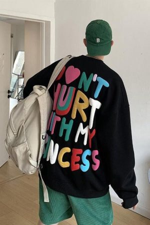 Quick Outfits, Modest Fashion Outfits Ideas Soft Boy Printed Sweatshirt