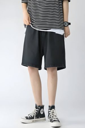 Quick Outfits, Modest Fashion Outfits Ideas Soft Boy Wide Leg Shorts