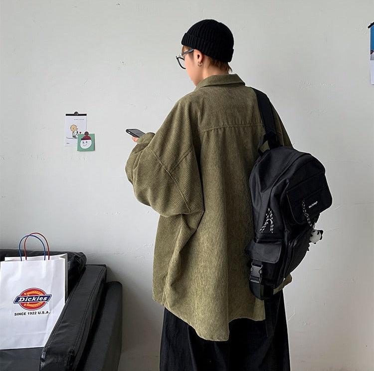 Quick Outfits, Modest Fashion Outfits Ideas Soft Corduroy Casual Shirt Quick Outfits, Modest Fashion Outfits Ideas Soft Corduroy Casual Shirt